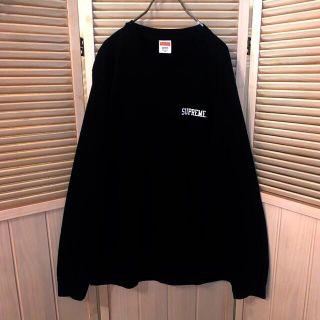 Supreme　Overfiend L/S Tee　ブラック　6分袖　L