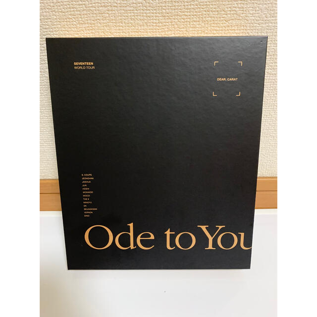 青春の記録韓国 SEVENTEEN『WORLD TOUR <ODE TO YOU>」DVD