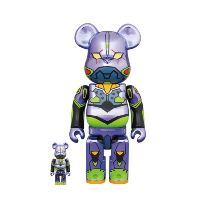 BE@RBRICK エヴァンゲリオン初号機 CHROME Ver.