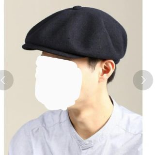 カンゴール(KANGOL)のカンゴール　キャスケット　ベレー帽　値下げ　ネイビー　新品(ハンチング/ベレー帽)