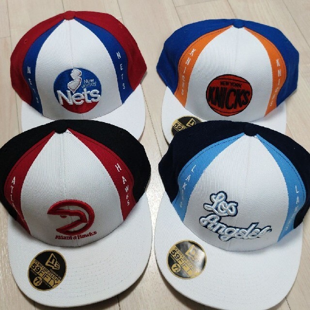 NEWERA NBA キャップ 4点 ホークス レイカーズ ネッツ ニックス