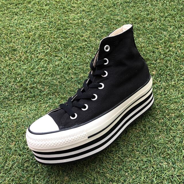 美品24.5 converse コンバース オールスター HI 厚底 G828
