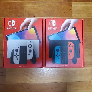 【新品】Nintendo Switch 有機elモデル　ホワイト　ネオン　各1台