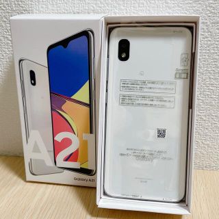 ギャラクシー(Galaxy)のGalaxy A21 ホワイト　SIMフリー(スマートフォン本体)