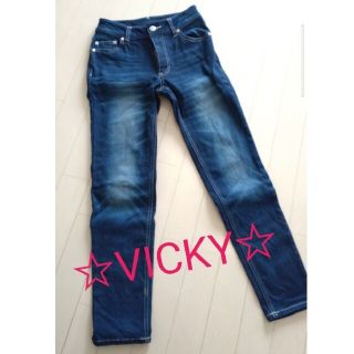 ビッキー(VICKY)の美品★VICKY★裏起毛スキニーデニム(デニム/ジーンズ)