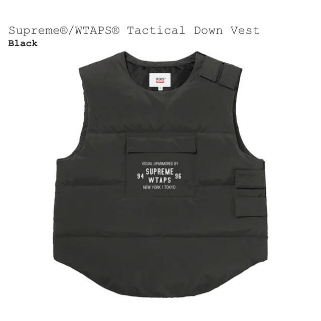 L】 Supreme wtaps tactical down vest - ダウンベスト