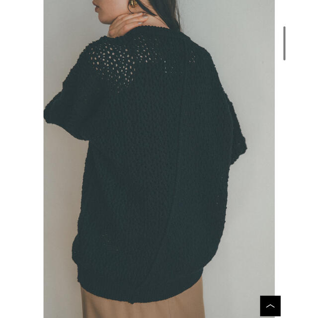 STUDIOUS(ステュディオス)のCLANE  LACE BULKY KNIT  レディースのトップス(ニット/セーター)の商品写真