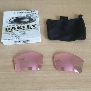 オークリー(Oakley)のレア　新品　オークリー  純正　フラックジャケット　レンズ　PINKイリジウム(サングラス/メガネ)