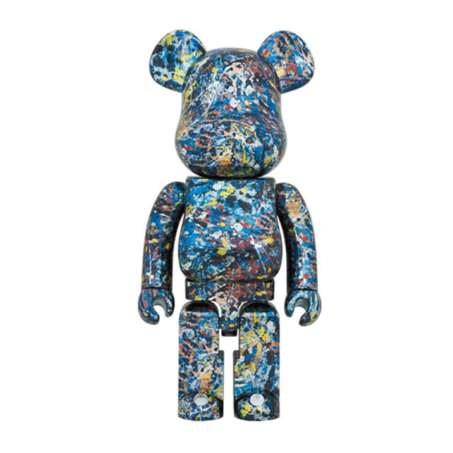 MEDICOM TOY(メディコムトイ)のBE@RBRICK Jackson Pollock STUDIO CHROME エンタメ/ホビーのフィギュア(その他)の商品写真