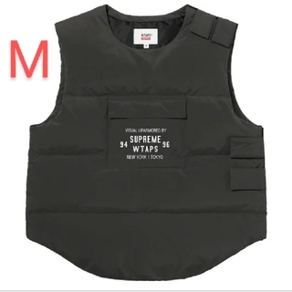 シュプリーム(Supreme)のSupreme Wtaps Tactical Down Vest Black M(ダウンベスト)