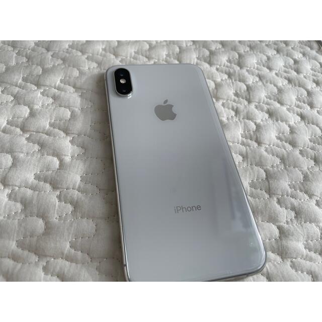 iPhone Xs Silver 64 GB SIMフリー