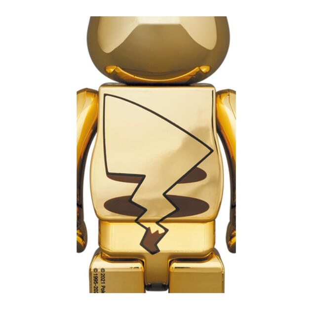 MEDICOM TOY(メディコムトイ)のBE@RBRICK ピカチュウ GOLD CHROME Ver.100％＆400 エンタメ/ホビーのフィギュア(その他)の商品写真