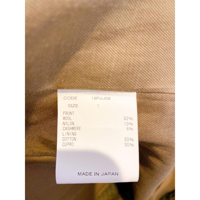 COMOLI CHECK BELTED COATコートの通販 by ykm3105's shop｜コモリならラクマ - 定価88,000URU(ウル)WOOL お得格安