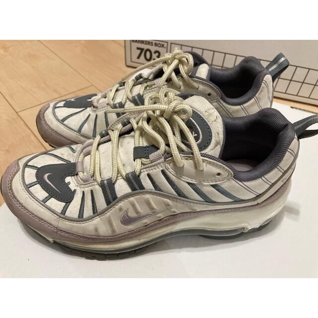 箱・タグ付 大人気 NIK AIR MAX 98 "Sail Purple"