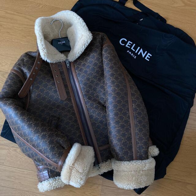 セリーヌ　コート　ボンバージャケット　ジャケット　モノグラム　梨花　CELINE