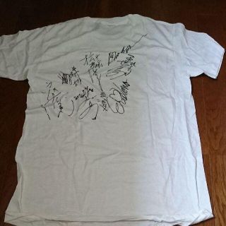 ガルフォース地球章　声優さん鶴ひろみさん他寄せ書きサインTシャツ（1点物）(サイン)