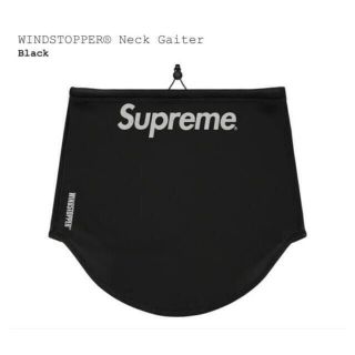 シュプリーム(Supreme)のSupreme WINDSTOPPER Neck Gaiter black(ネックウォーマー)