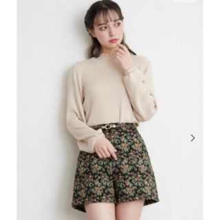 マジェスティックレゴン(MAJESTIC LEGON)のゴブラン花柄ショートパンツ♡キュロット♡(ショートパンツ)