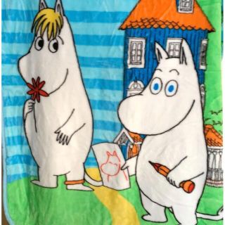 ムーミン(MOOMIN)の【タグ付き未使用】ムーミン  MOOMIN ★ ふかふかあったか　マイヤー毛布 (キャラクターグッズ)