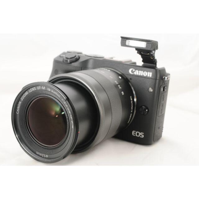 Canon - 【Wifi搭載】Canon EOS M3 レンズセット 付属品多数 自撮楽々 ...