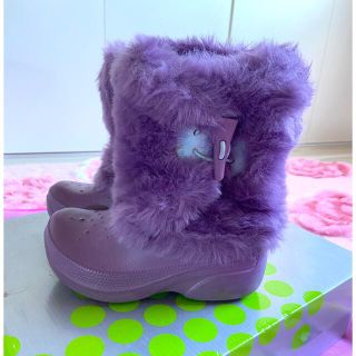 クロックス(crocs)の【  専用⠀】クロックス パウダーガール ブーツ 18.5~19cm(ブーツ)