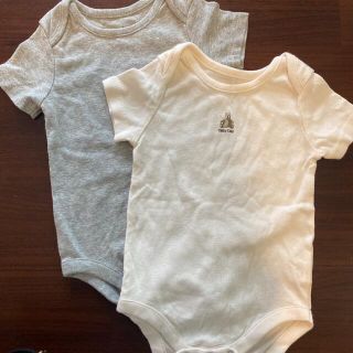 ベビーギャップ(babyGAP)のベビーGAP 半袖ロンパース2枚セット(ロンパース)