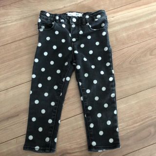 ザラキッズ(ZARA KIDS)のZARAbaby 水玉　ドット　デニム　レギンス(パンツ/スパッツ)