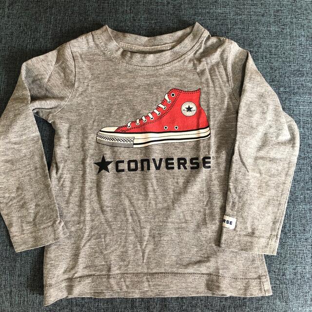 CONVERSE(コンバース)の【美品】 CONVERSE コンバース ロンＴ 100 キッズ/ベビー/マタニティのキッズ服男の子用(90cm~)(Tシャツ/カットソー)の商品写真