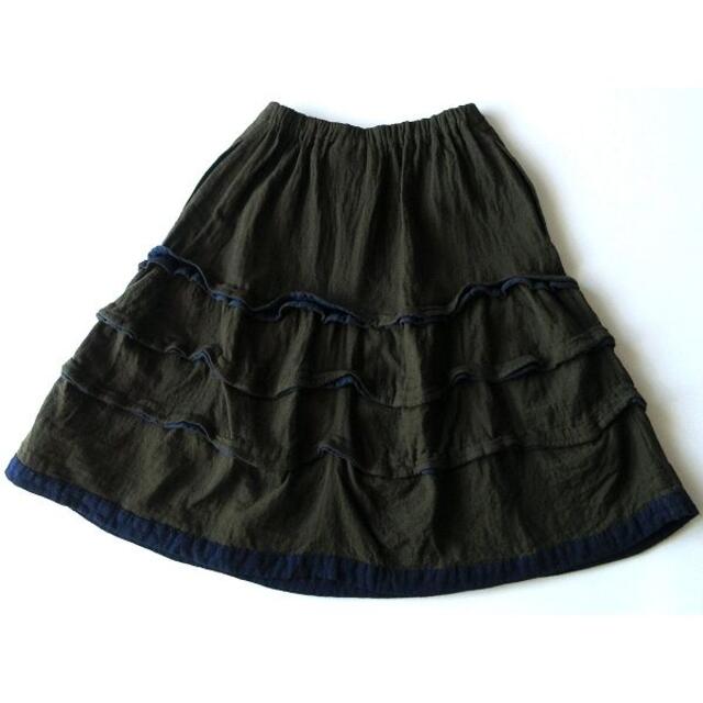 COMME des GARCONS(コムデギャルソン)のトリココムデギャルソン 2008AW ウール縮絨 ティアードスカート レディースのスカート(その他)の商品写真