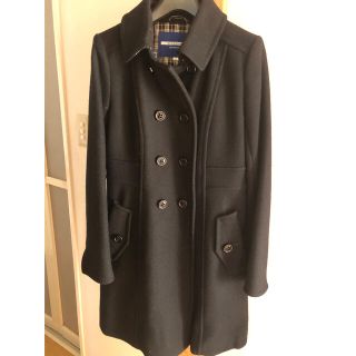 バーバリーブルーレーベル(BURBERRY BLUE LABEL)のBurberry BLUE LABEL black コート(ロングコート)