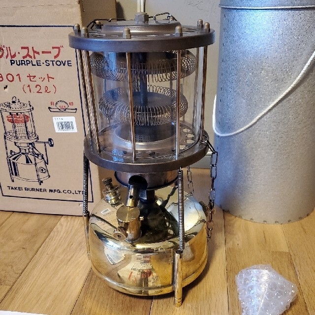 程度良好動作確認済!武井バーナー 301A パープルストーブ - ストーブ