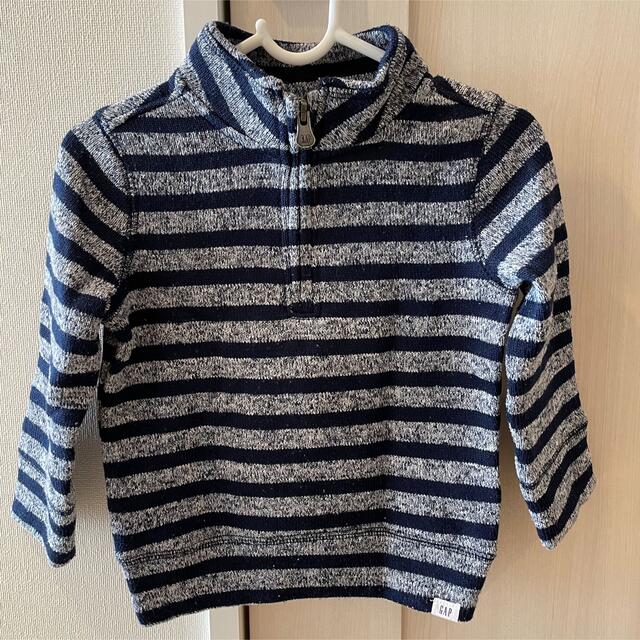 babyGAP(ベビーギャップ)のbabyGAP ボーダー柄ニット キッズ/ベビー/マタニティのキッズ服男の子用(90cm~)(ニット)の商品写真