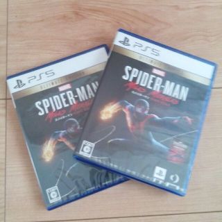 プレイステーション(PlayStation)のPS5 スパイダーマン マイルズモラレス ソフト 2点セット(家庭用ゲームソフト)