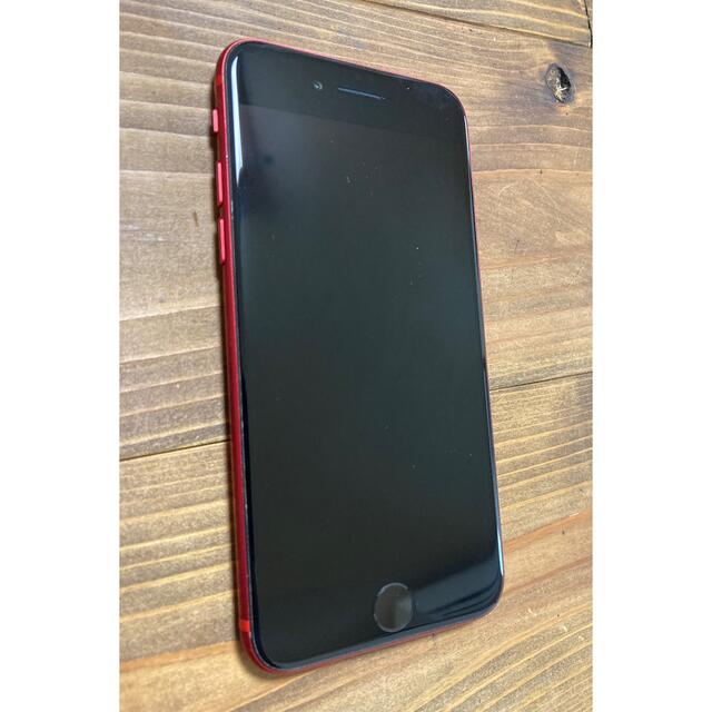 Apple(アップル)の美品　iPhone SE2 第二世代 64GB Red simフリー スマホ/家電/カメラのスマートフォン/携帯電話(スマートフォン本体)の商品写真