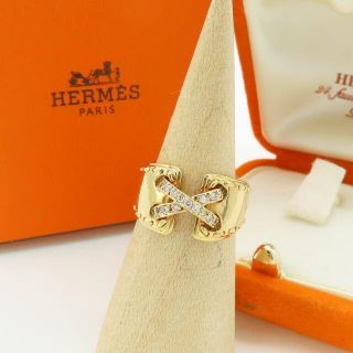 Hermes - 希少 美品 エルメス ヴィンテージ ゴールド ダイヤ クロス ...