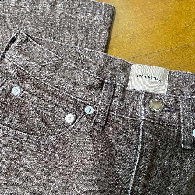 コットン】 THE SHISHIKUI BASIC JEANS / BROWN サイズ25の通販 by