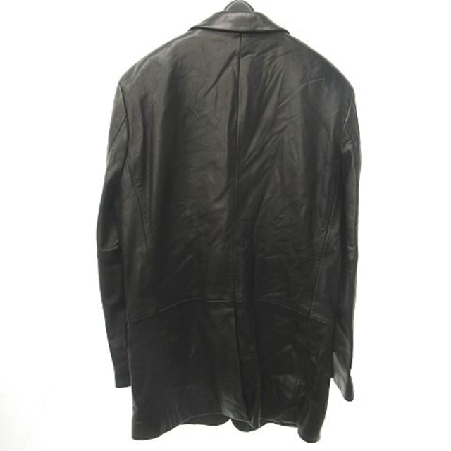 HUGO BOSS(ヒューゴボス)のヒューゴボス テーラードジャケット 革ジャン レザー 羊革 ブラック 黒 50 メンズのジャケット/アウター(テーラードジャケット)の商品写真
