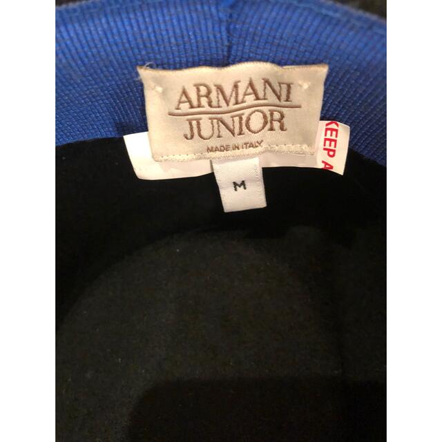 ARMANI JUNIOR(アルマーニ ジュニア)のARMANI JUNIOR ハット　M キッズ/ベビー/マタニティのこども用ファッション小物(帽子)の商品写真