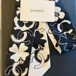 シャネル(CHANEL)のシャネル　ココマーク　シルクツイリー　リボン(バンダナ/スカーフ)