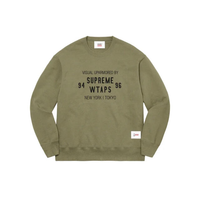 XL Supreme WTAPS Crewneck Light Olive