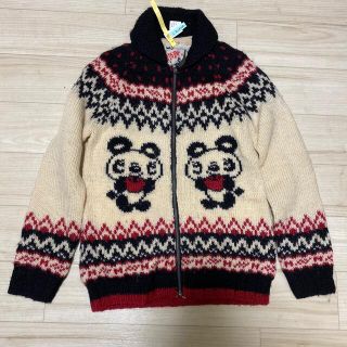 ヒステリックグラマー(HYSTERIC GLAMOUR)のヒステリックグラマー　パンダカウチン　値下げしました(ニットコート)