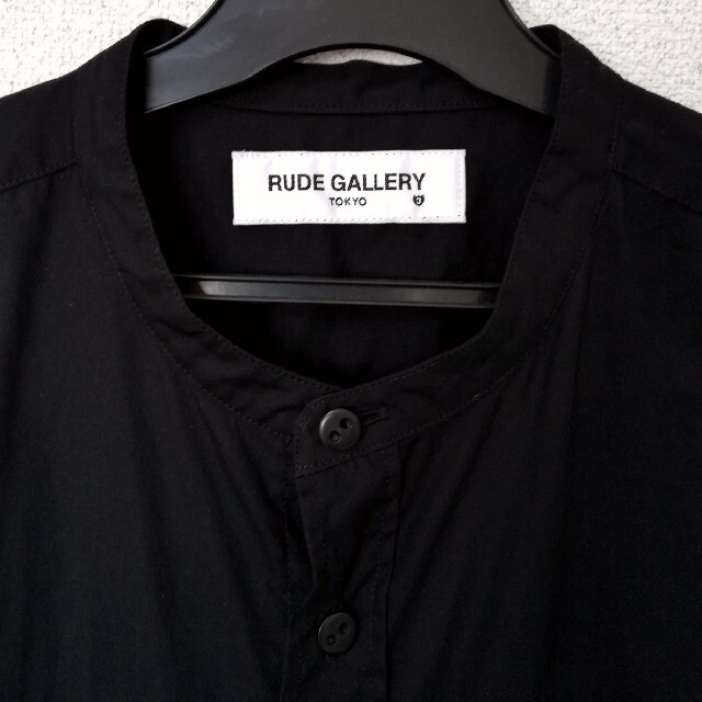 現品限り RUDE - GALLERY バンドカラーロングシャツ ルードギャラリー 