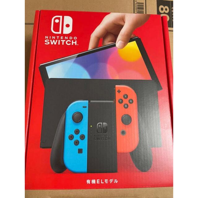 Nintendo Switch(ニンテンドースイッチ)の新品未使用Nintendo switch本体 有機ELモデル ネオンカラー エンタメ/ホビーのゲームソフト/ゲーム機本体(家庭用ゲーム機本体)の商品写真