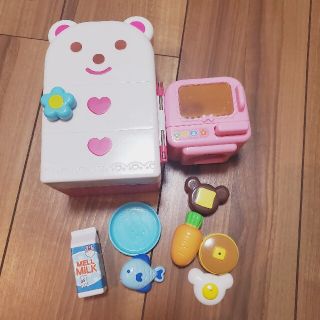 メルちゃん　冷蔵庫と電子レンジ(知育玩具)