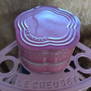 ルクルーゼ(LE CREUSET)のルクルーゼ　ル・クルーゼ　スタッキングフラワーコンテナ　ラムカン　フルール(食器)