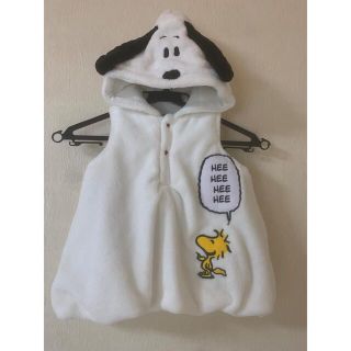 ピーナッツ(PEANUTS)のスヌーピー☆もこもこベスト☆80cm(その他)