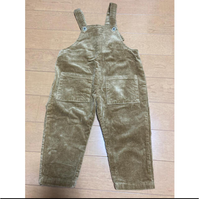 コーデュロイオーバーオール　95cm キッズ/ベビー/マタニティのキッズ服男の子用(90cm~)(その他)の商品写真