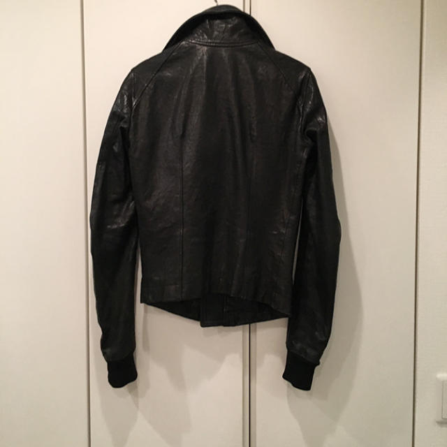 Rick Owens(リックオウエンス)のRick Owens リックオウエンス レザージャケット XS メンズのジャケット/アウター(レザージャケット)の商品写真