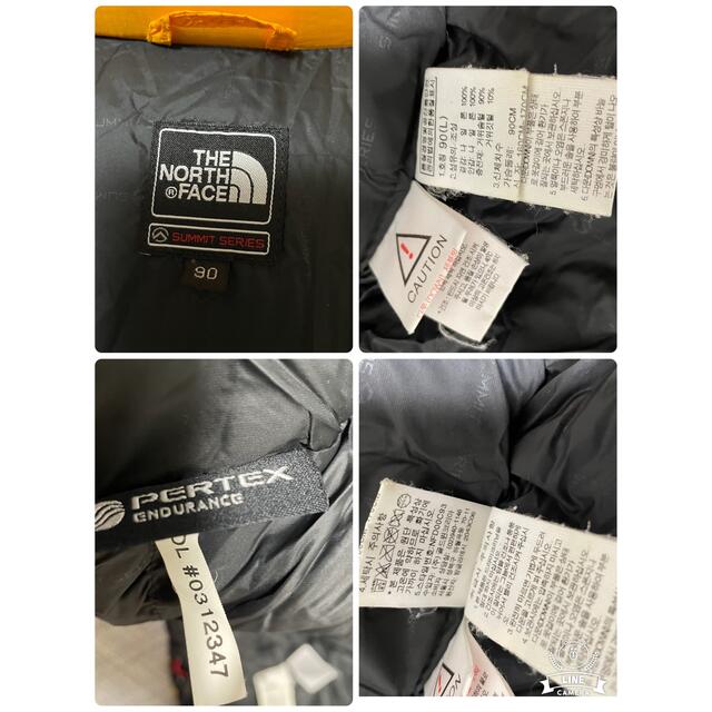 THE NORTH FACE(ザノースフェイス)のノースフェイス　ダウンジャケット　イエロー　850フィル　L　サミットシリーズ レディースのジャケット/アウター(ダウンジャケット)の商品写真