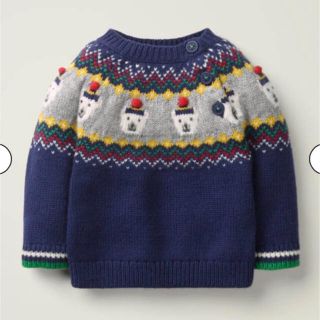 Boden - 【完売品　新品】ミニボーデン  くまさんニット